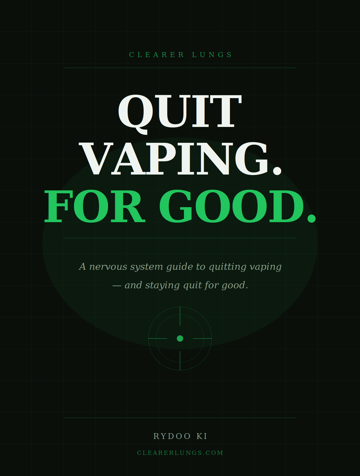 Book cover for A Guide to Quit Vaping For Good by Rydoo Ki